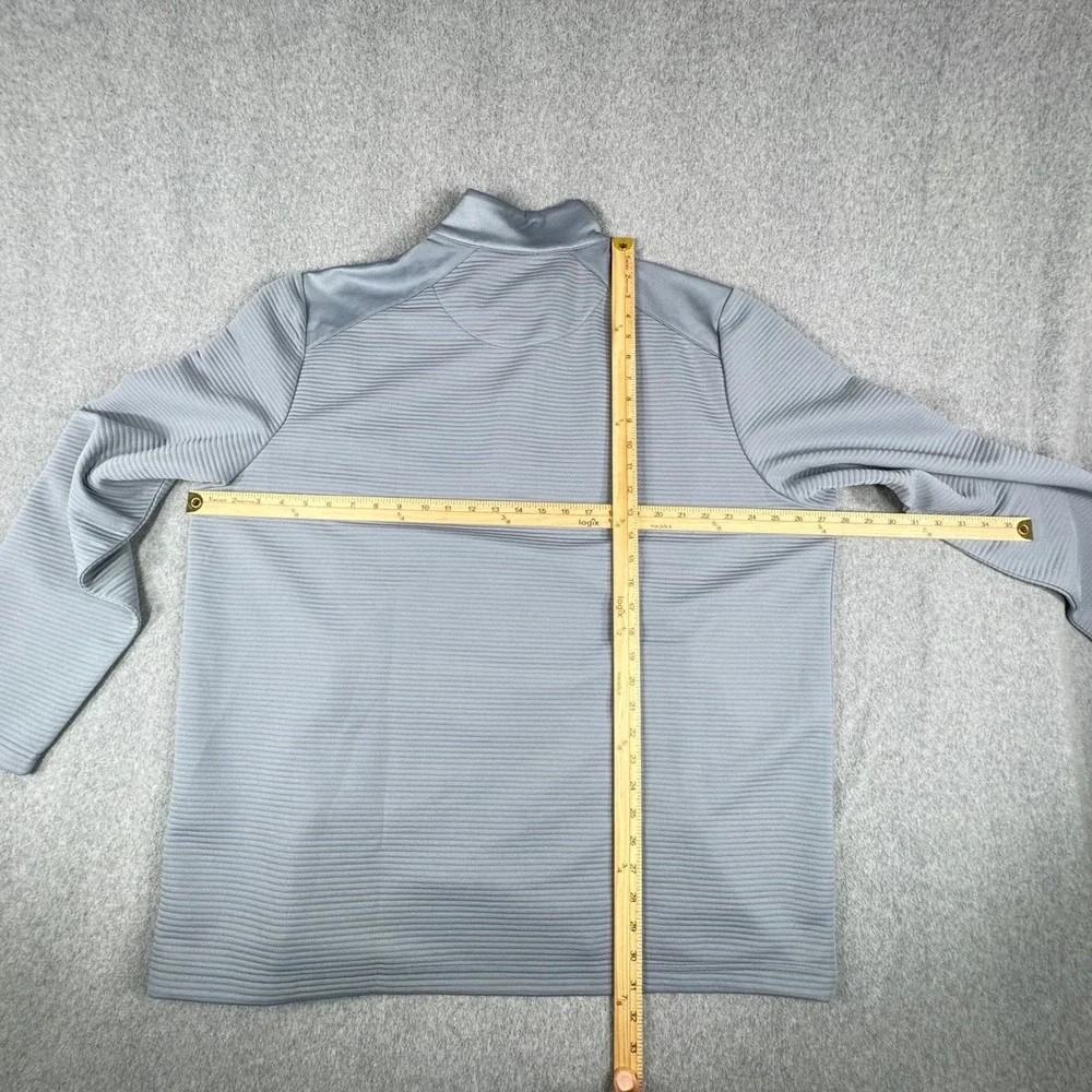 Callaway Sweatshirt Mens 2XL Blue Opti-Dri Quarter Zip‎ Golf UPF 50 Pullover NEW